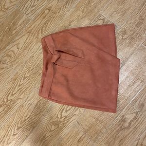 Loft Faux Suede Skirt
